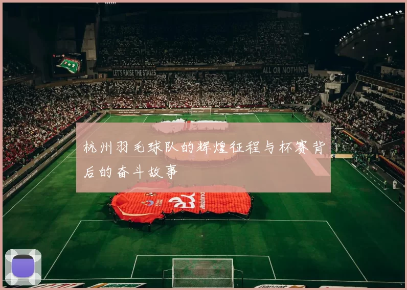 杭州羽毛球队的辉煌征程与杯赛背后的奋斗故事