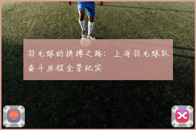羽毛球的拼搏之路：上海羽毛球队奋斗历程全景纪实