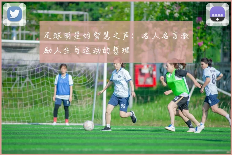 足球明星的智慧之声：名人名言激励人生与运动的哲理
